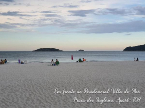 Apartamento 108 - de Frente para o Mar dos Ingleses - Pé na Areia - 4 Pessoas